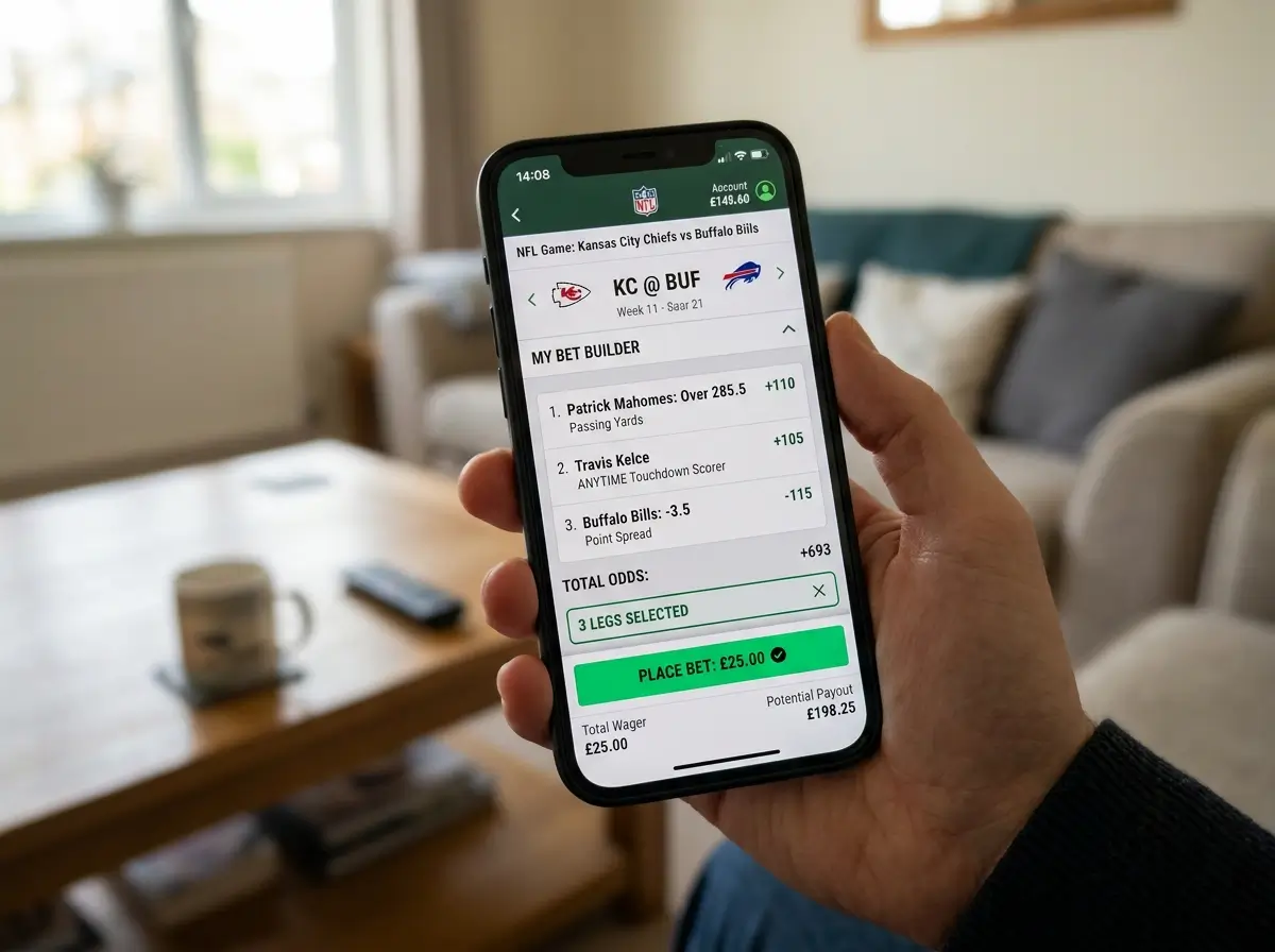 NFL Bet Builder UK: Creating Same Game Multis on American Football